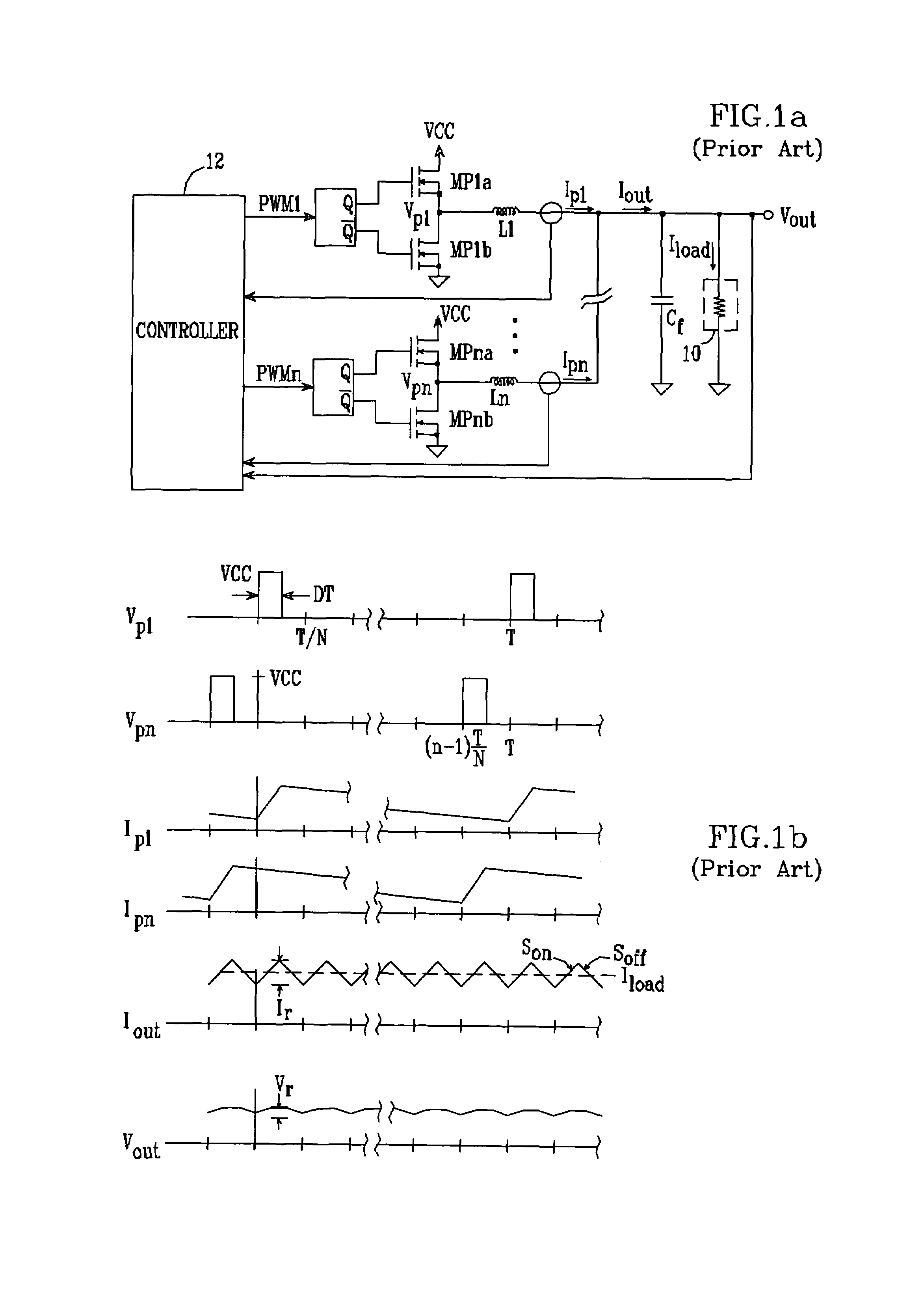 Multiple-phase DC-DC converter topology