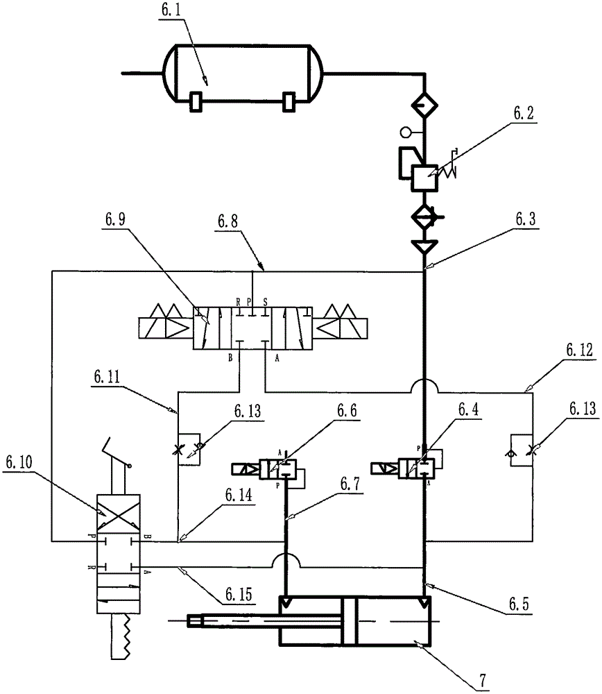 Pneumatic quick-opening shutter butterfly valve