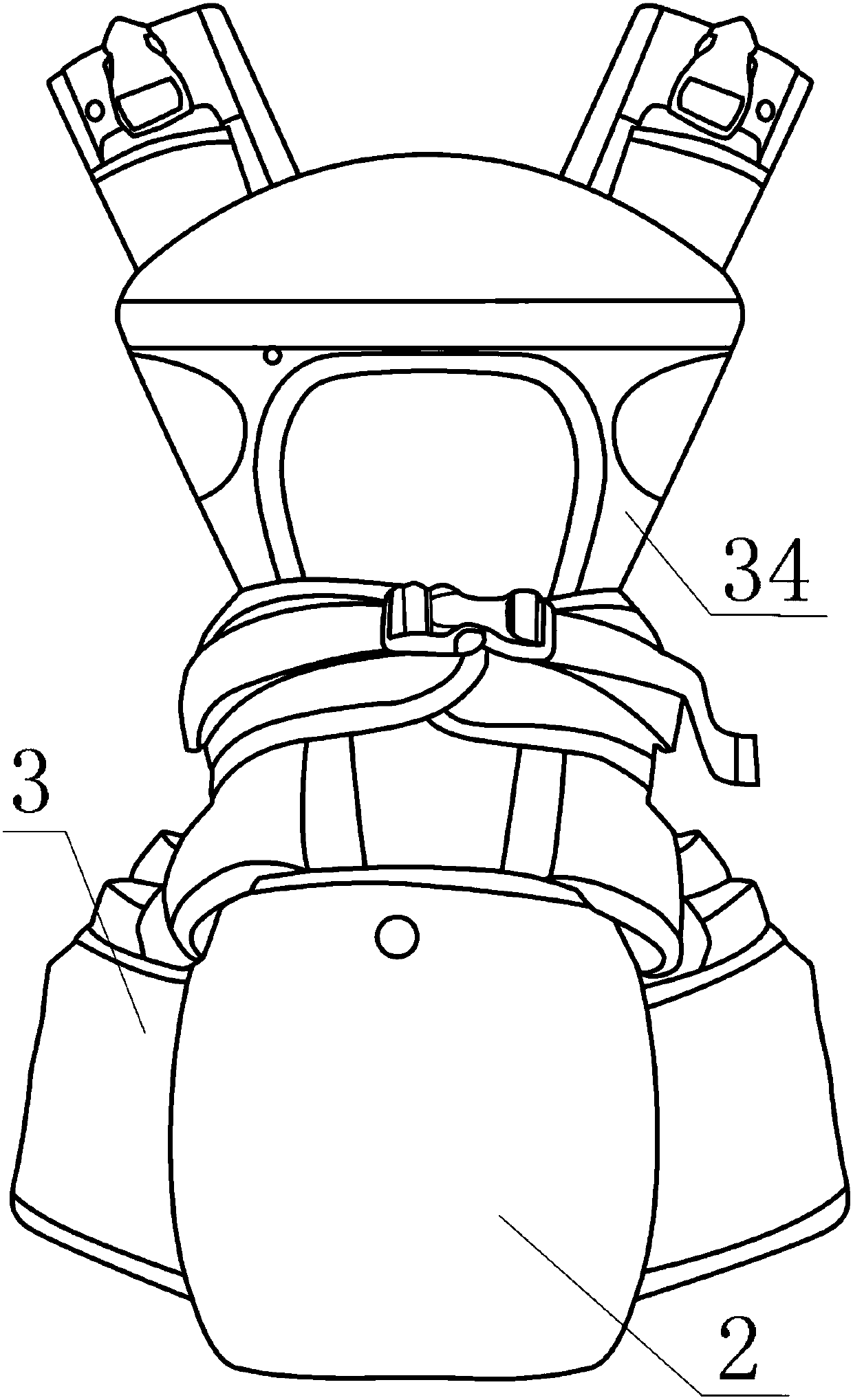 Portable multifunctional baby sling