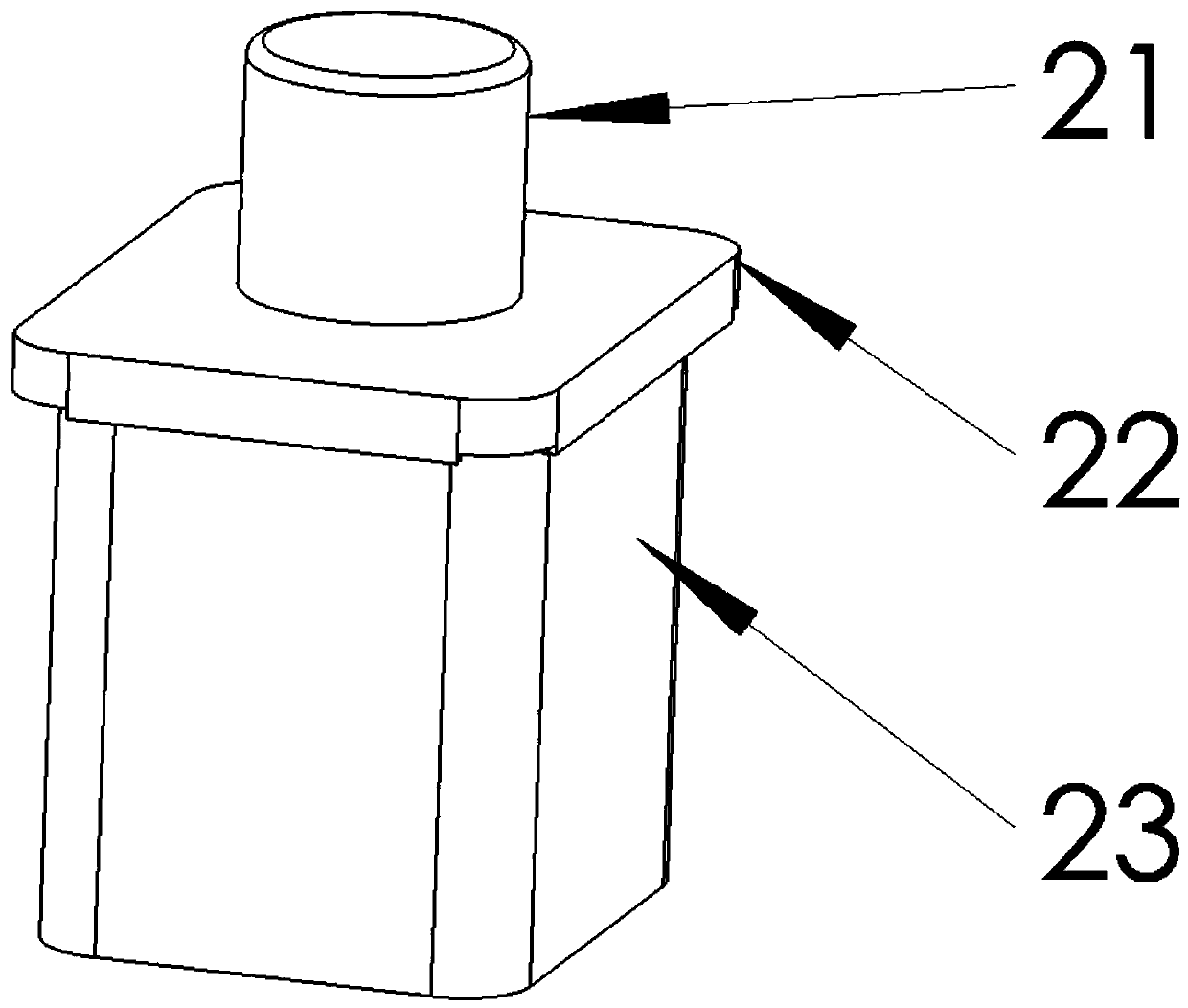 Rapid urine routine reagent box containing urine iodine examination and detection equipment