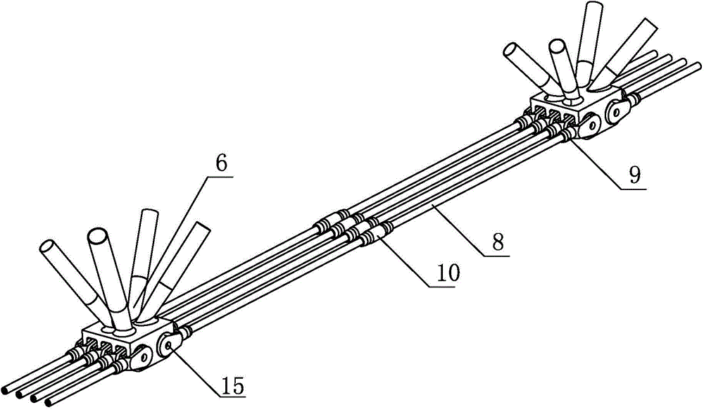 Construction method of large-scale parallel flexible lower-cord combined trusses