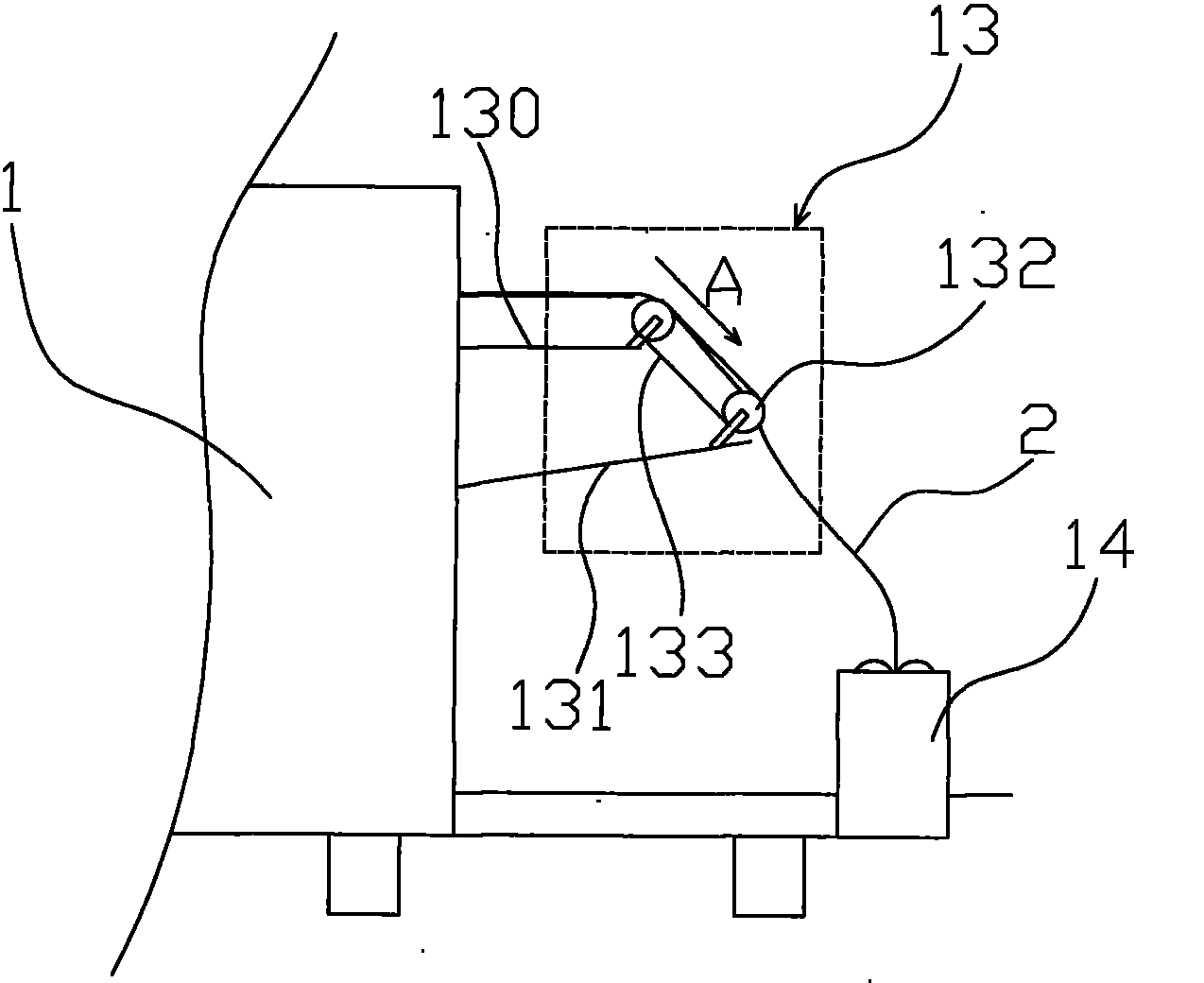 Vermicelli processing device and method