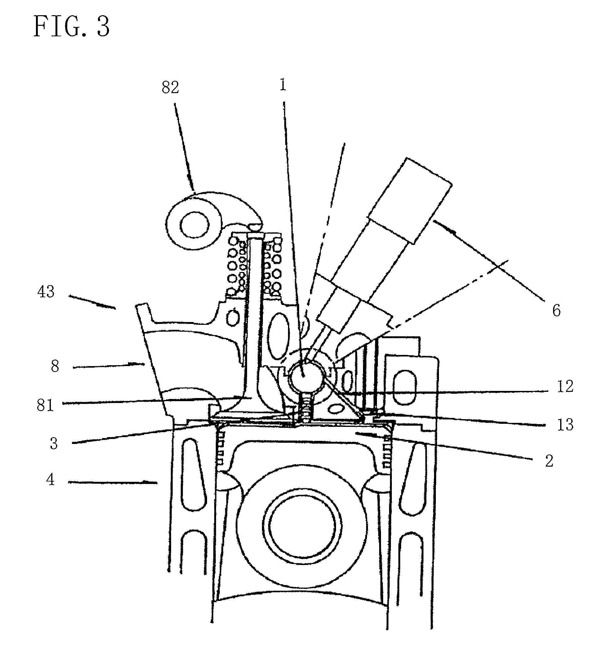 Independent combustion chamber-type internal combustion engine