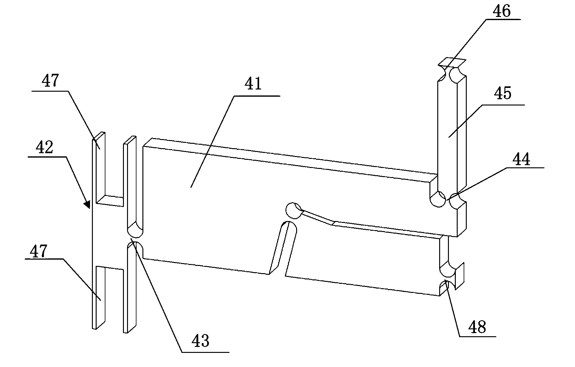 Plane parallel type three-freedom-degree precise positioning work table