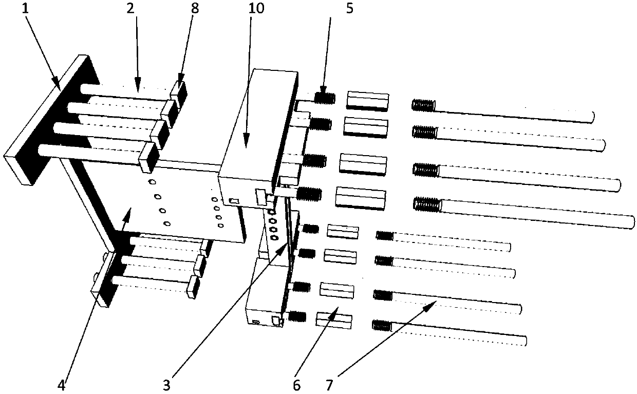 Full-fabricated concrete beam-column connector based on energy dissipation pieces and shearing resistance pieces and beam-column connecting method