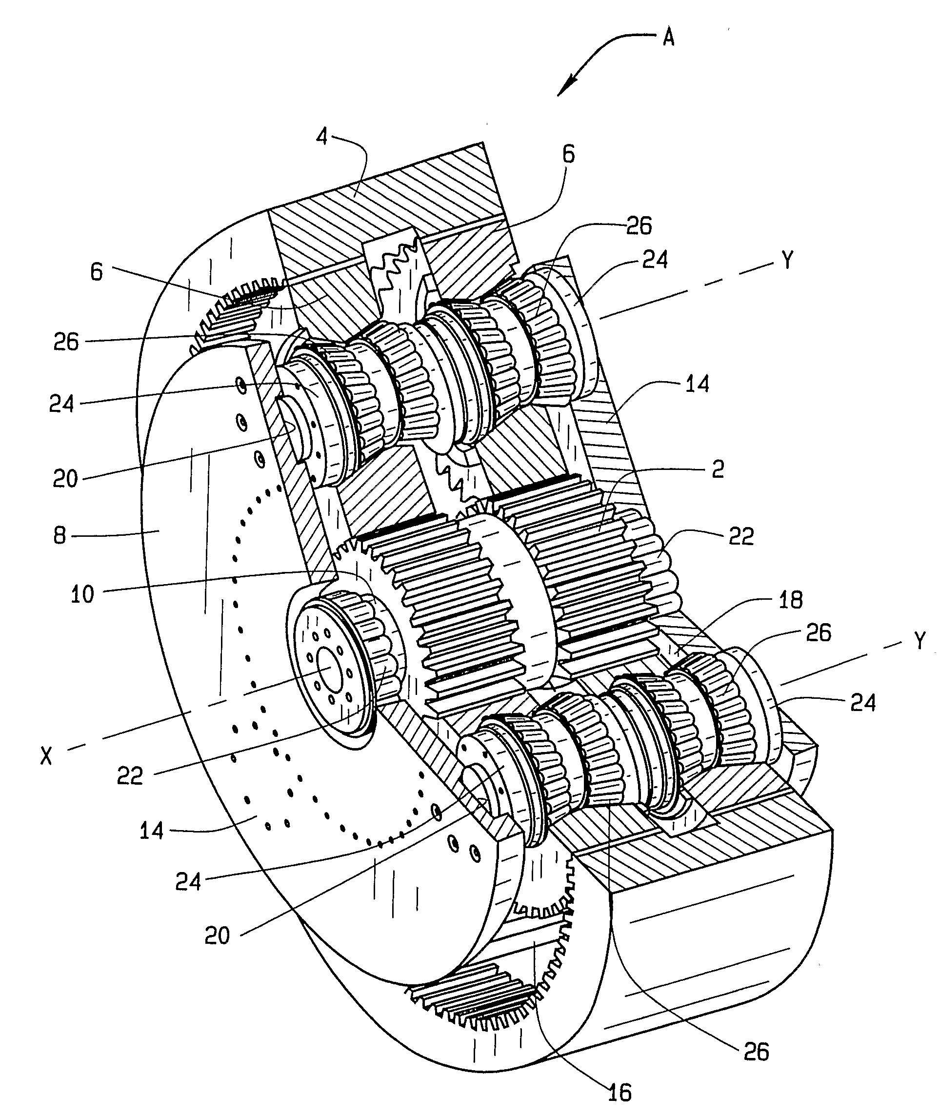 Epicyclic Gear System with Flexpins