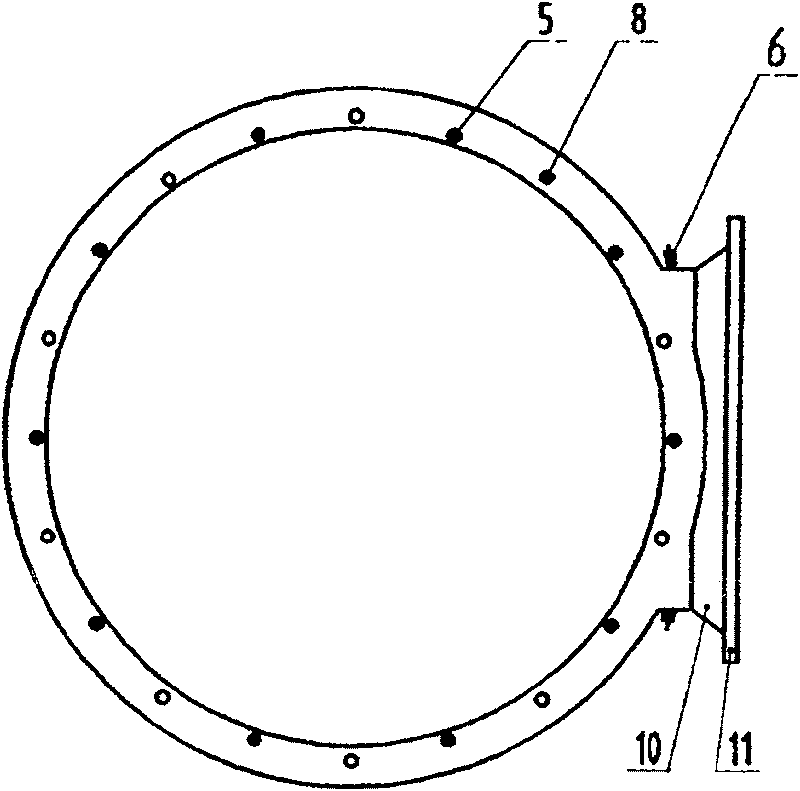 Large flow centripetal-stress sewage-treating pipeline and its production process