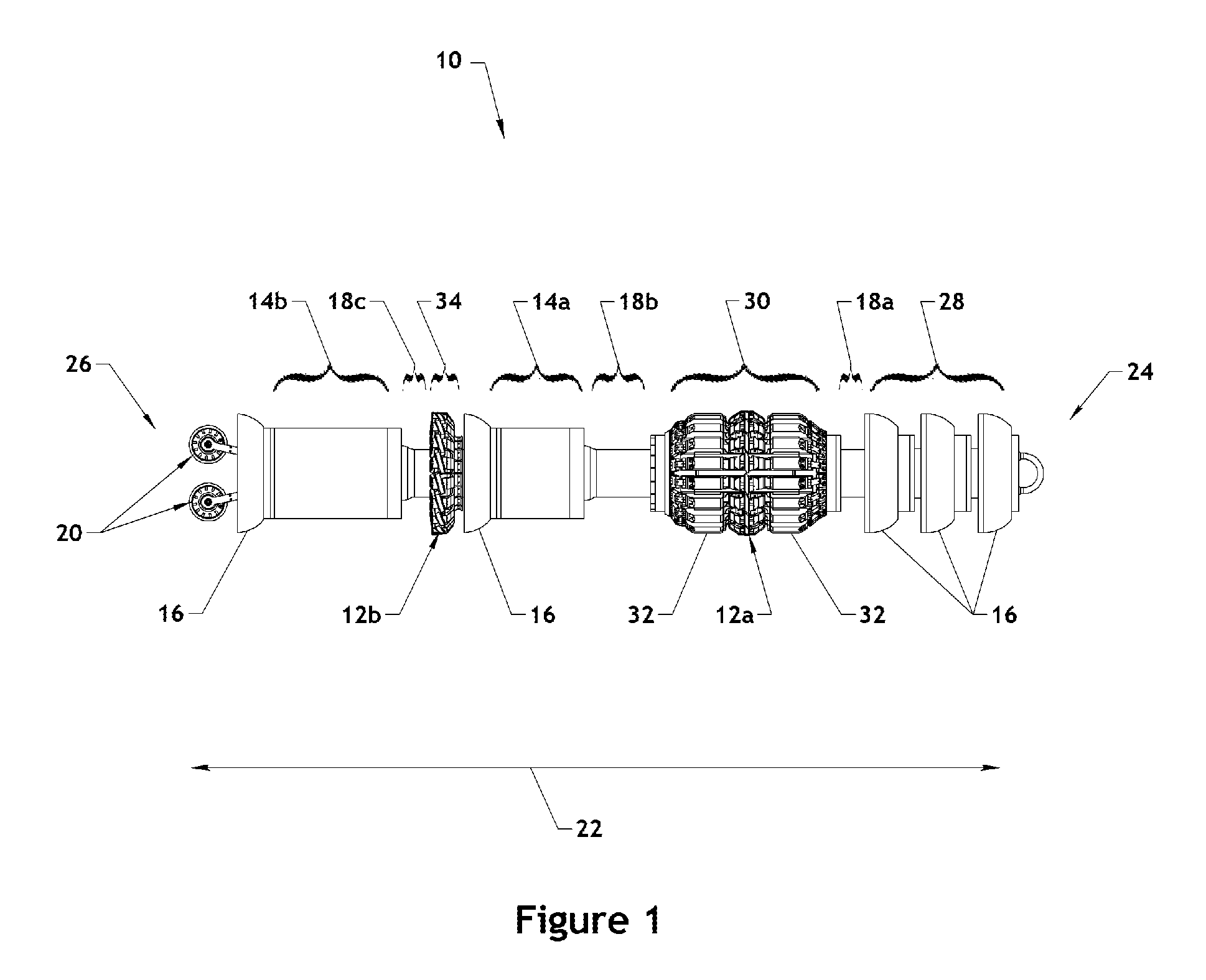 Linkage assembly for in-line inspection tool