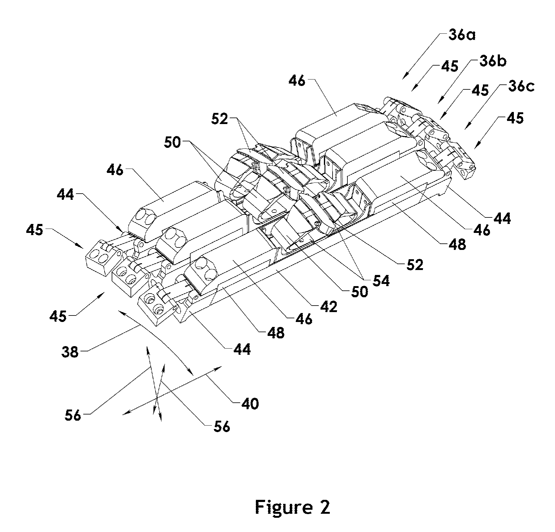 Linkage assembly for in-line inspection tool