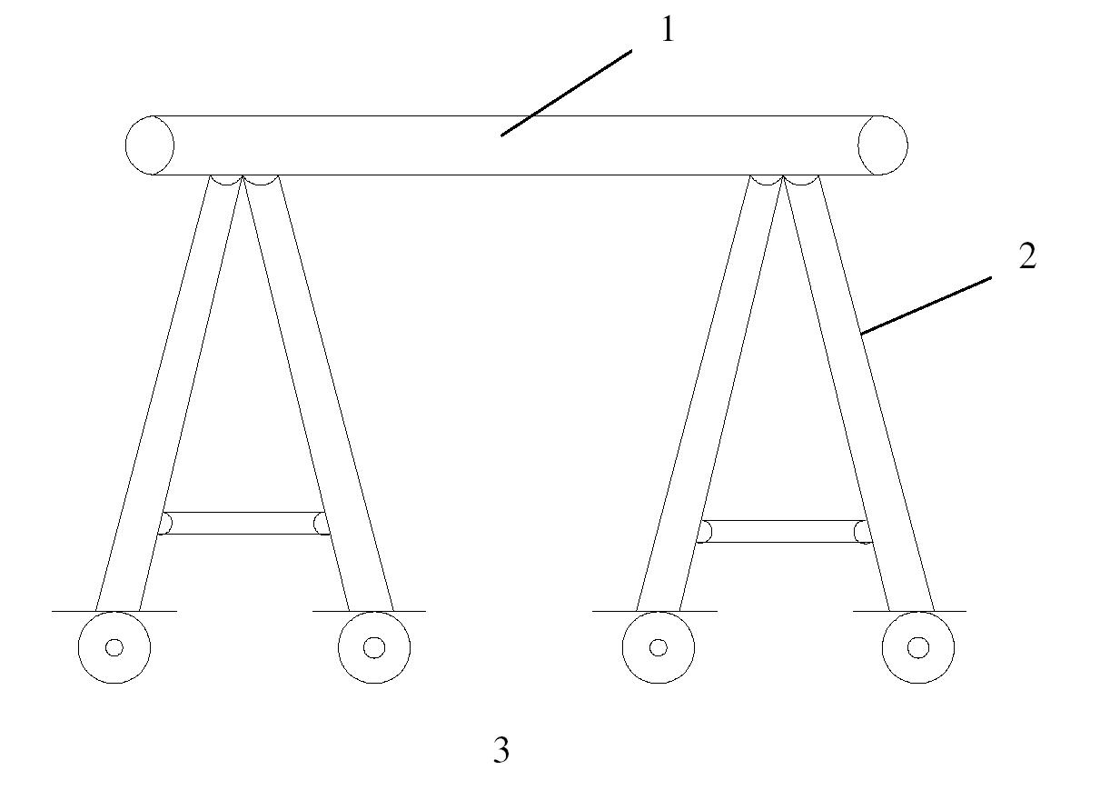 Movable puller hanging bracket for replacing bearing box of paper machine dryer