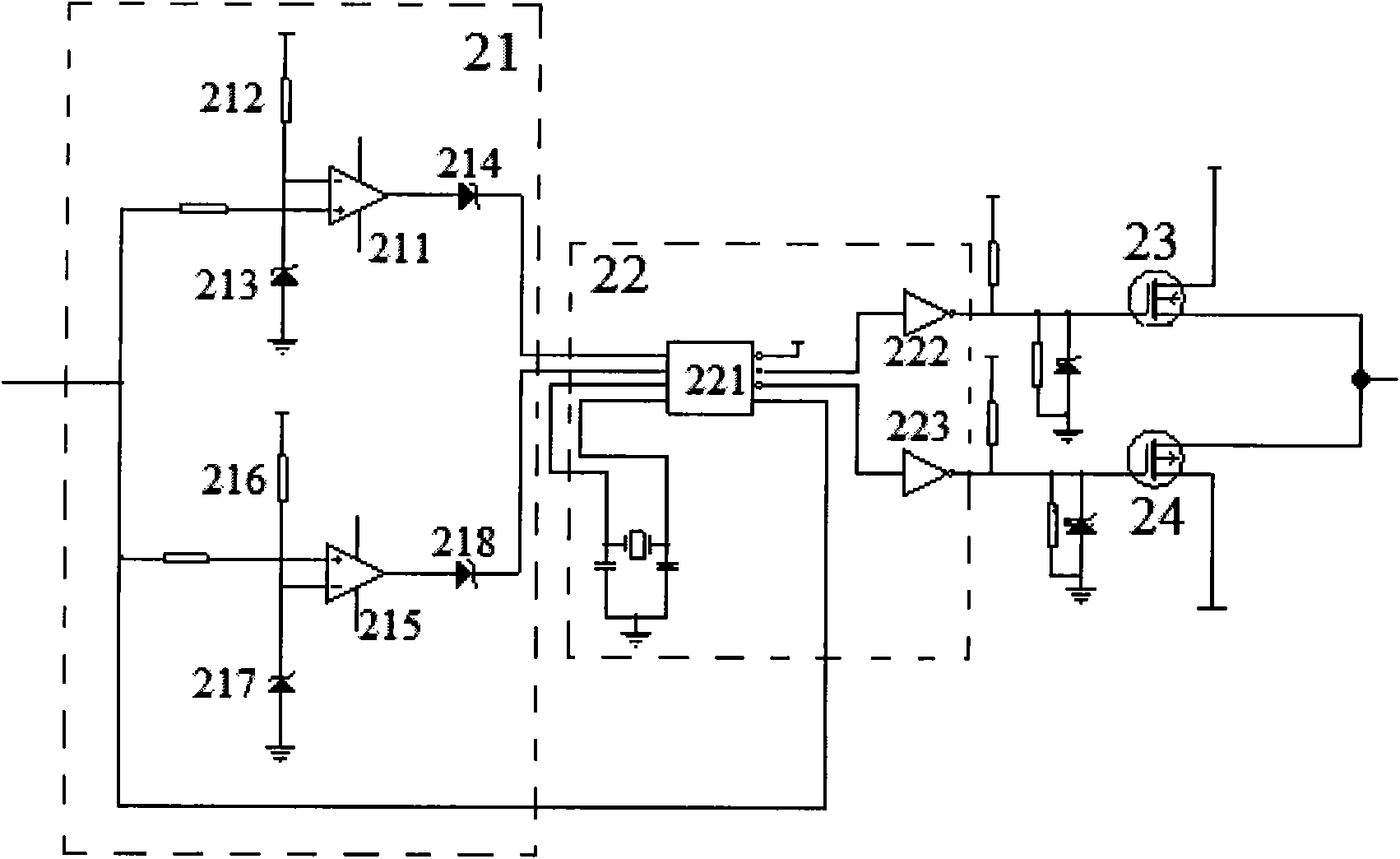 Isolated gate bipolar transistor driving circuit