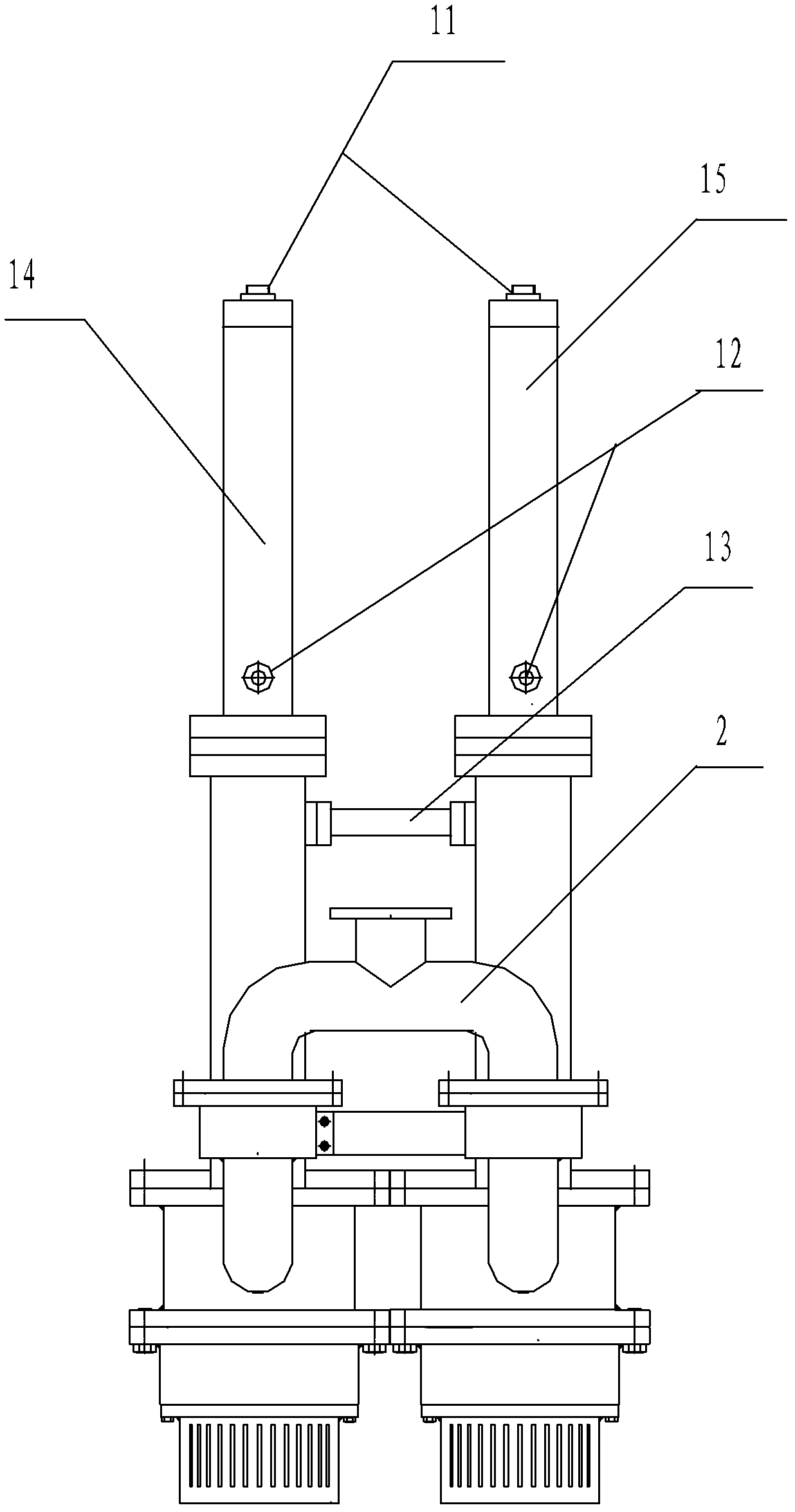 Hydraulic double-high submerged plunger-type fluid pump