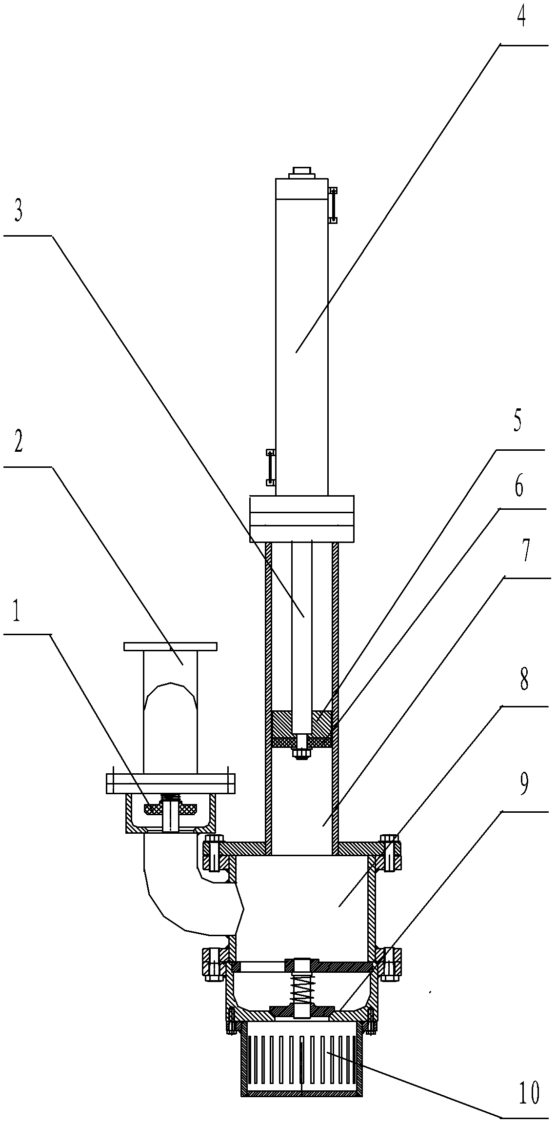 Hydraulic double-high submerged plunger-type fluid pump