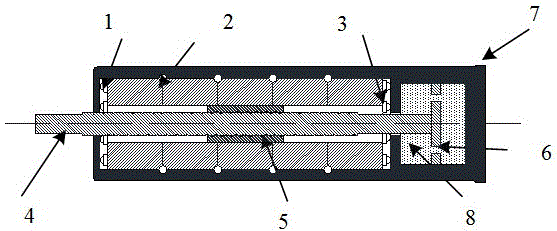 Damper with equivalent rotating inertia mass