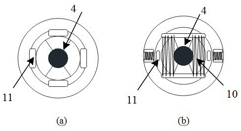 Damper with equivalent rotating inertia mass