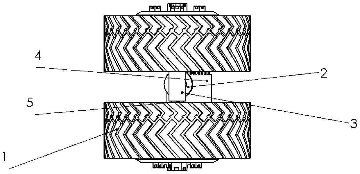 Wheel set running system and control method thereof