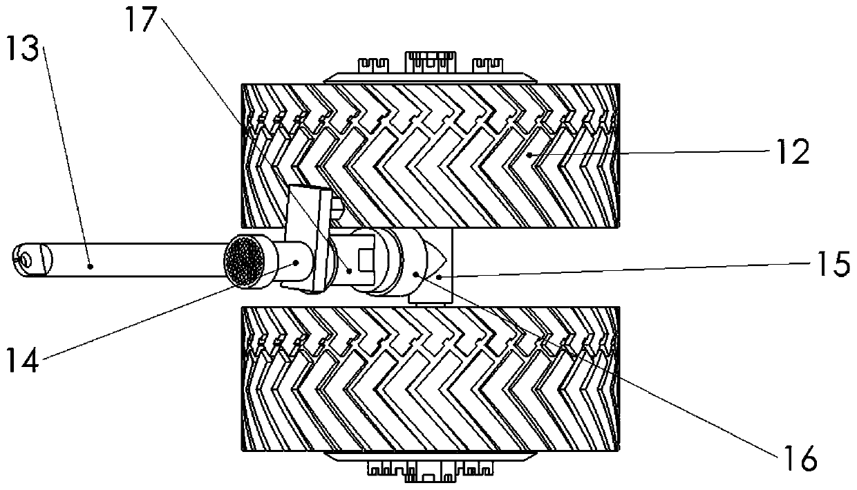 Wheel set running system and control method thereof