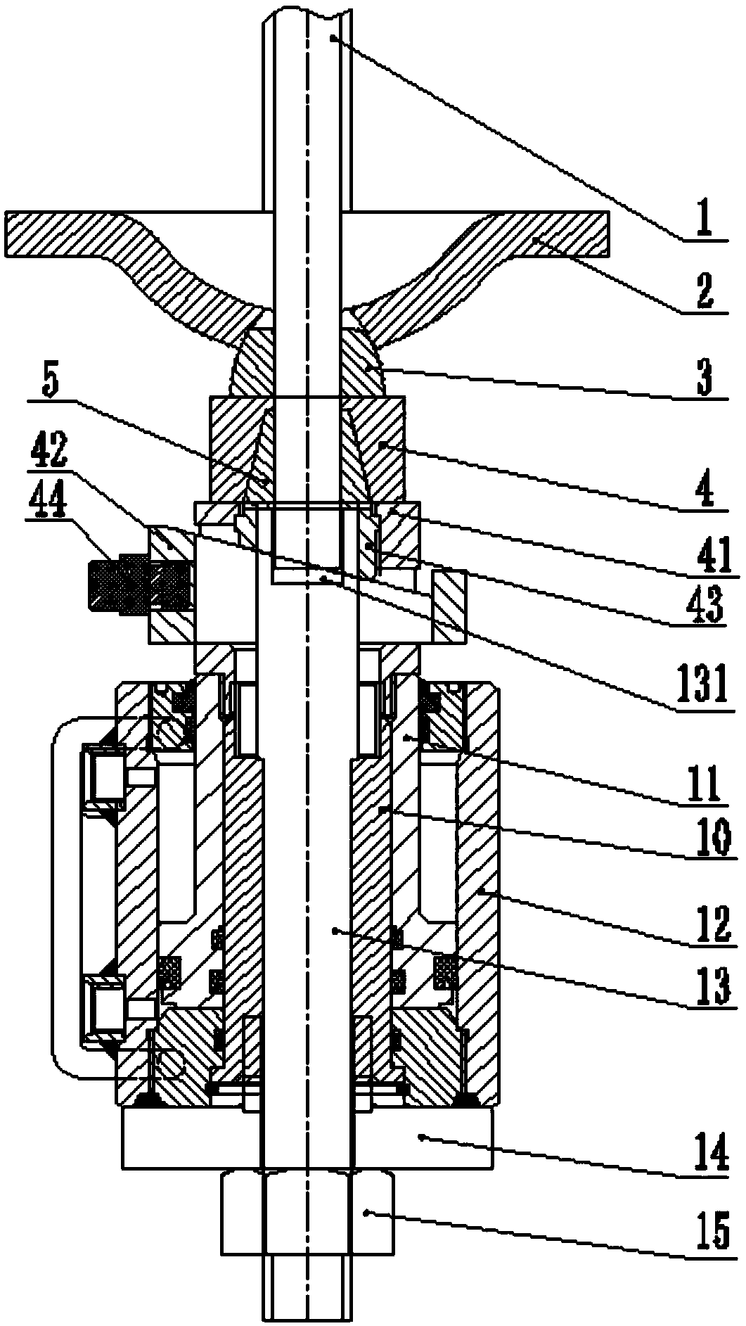 Anchor rod tensioning construction device and construction method