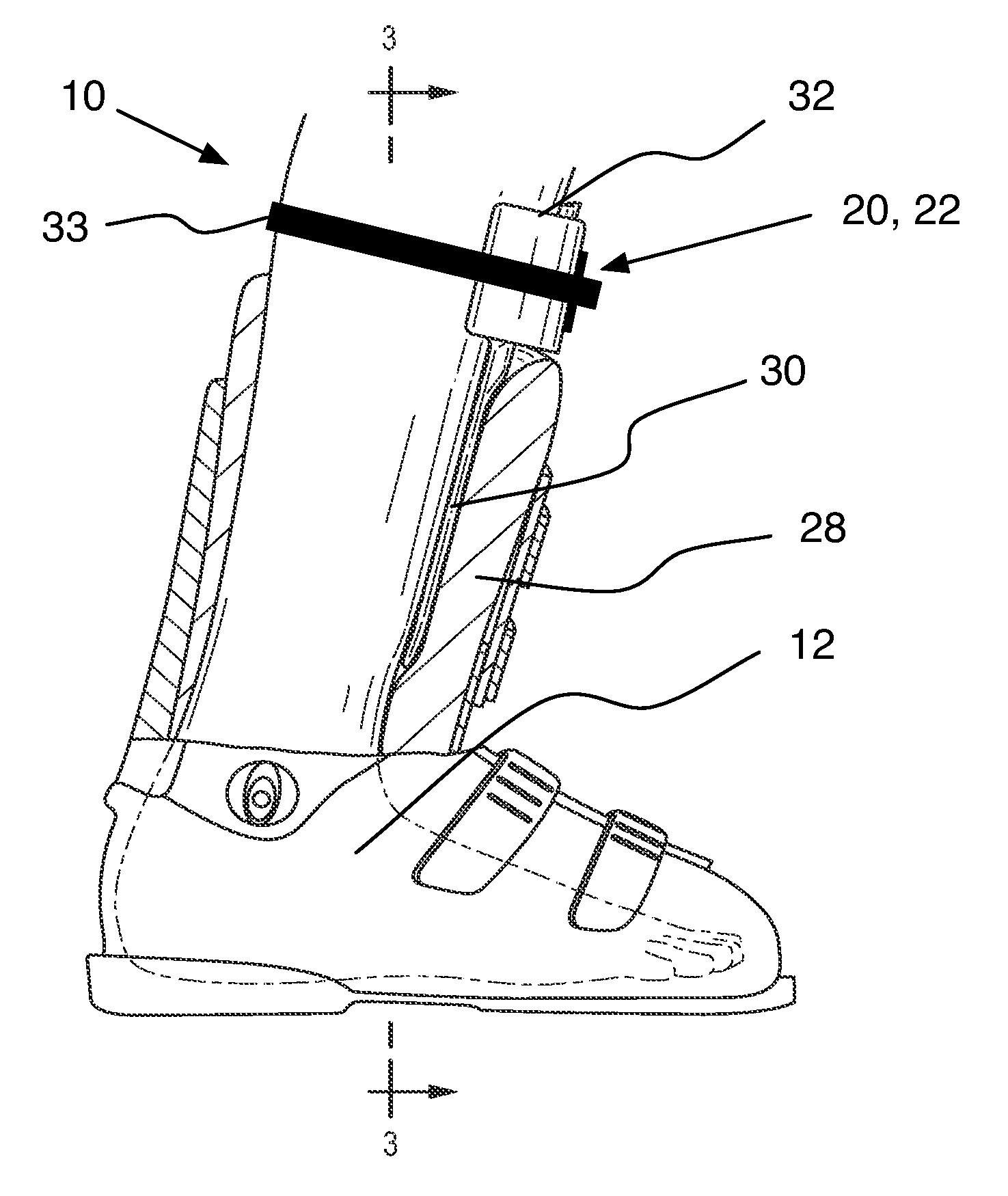 Sport performance monitoring apparatus including a flexible boot pressure sensor communicable with a boot pressure sensor input, process and method of use