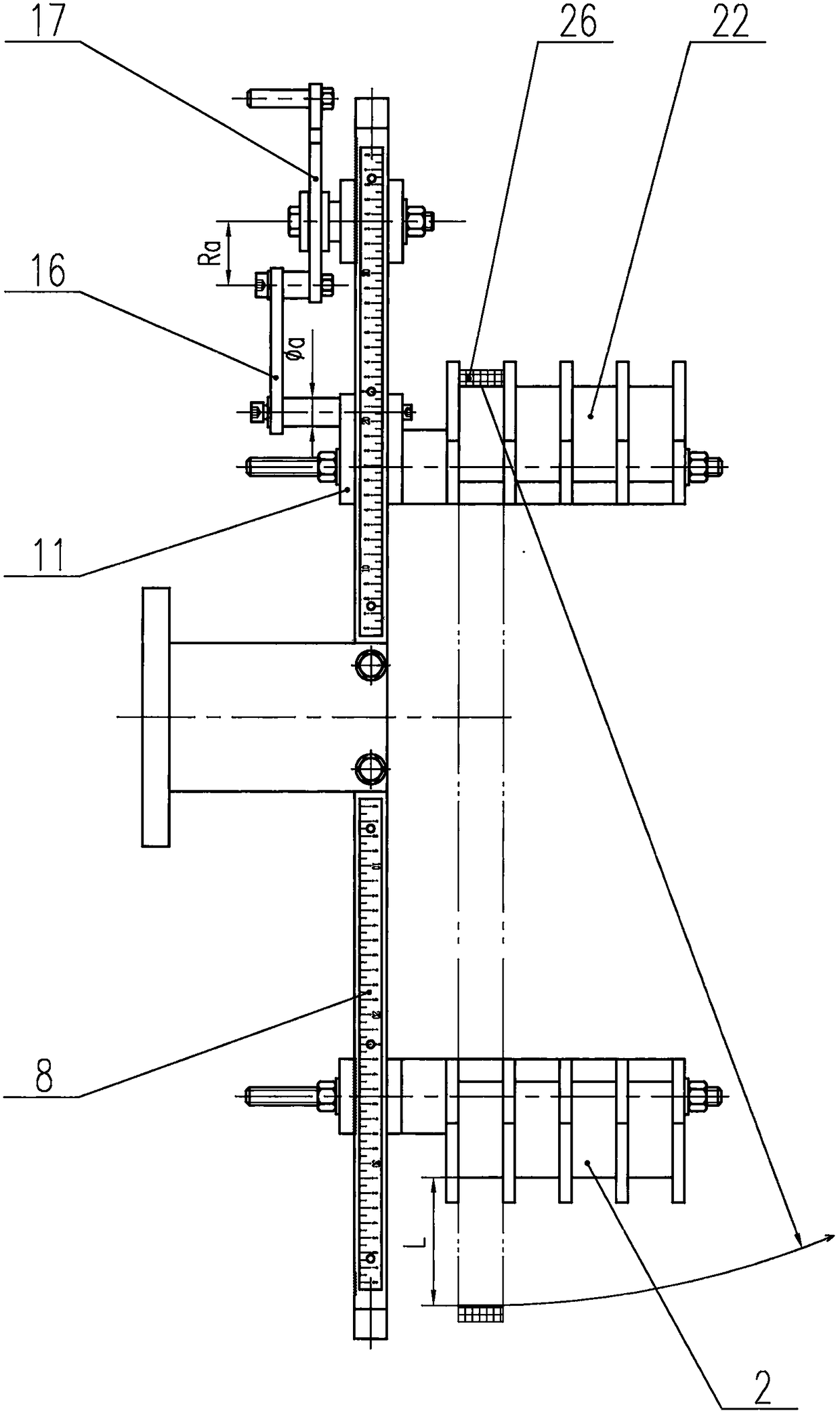 Motor coil winding device based on crank slider mechanism principle