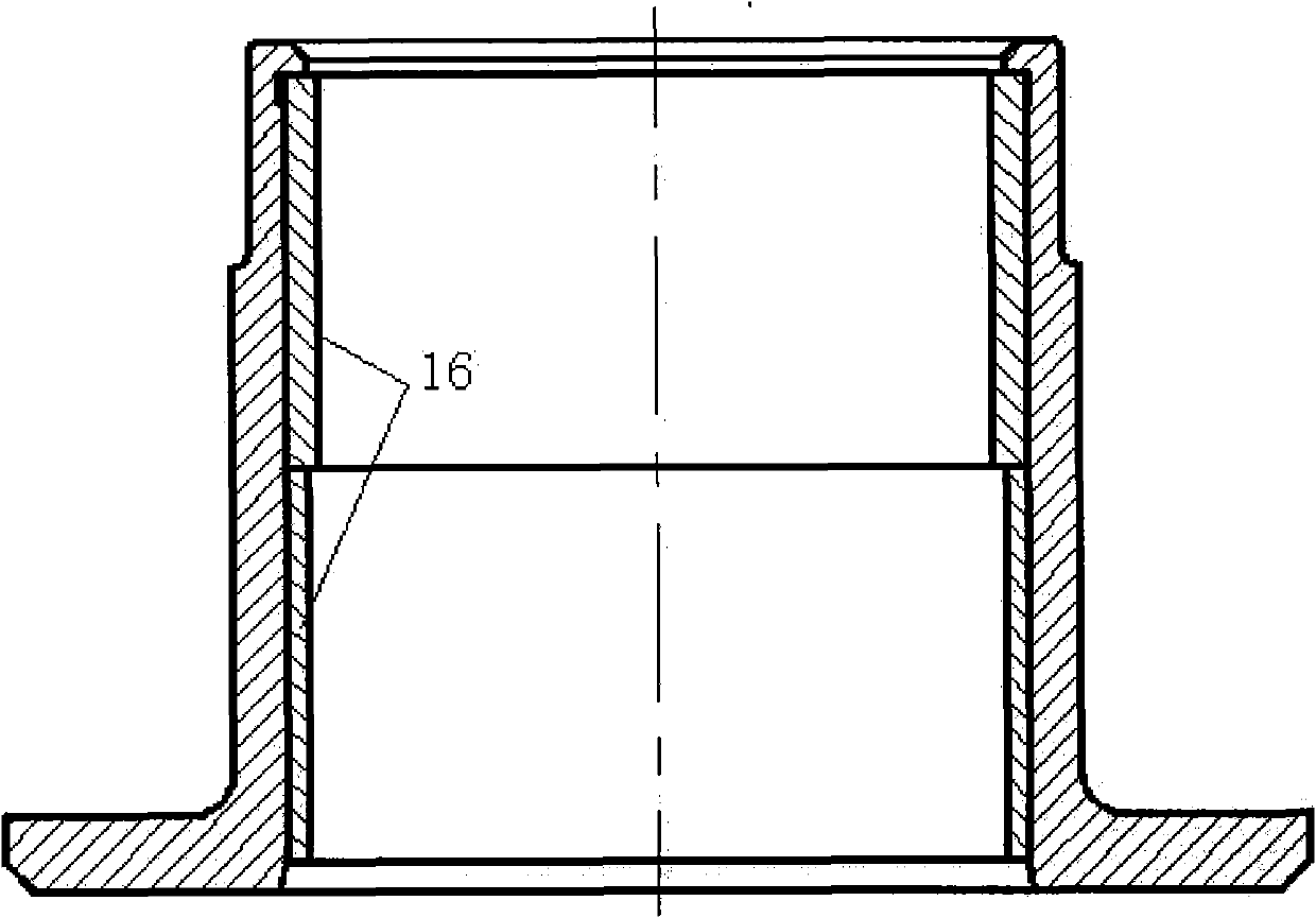 Shirking press-mounting device of spring positioning seat friction sleeve of railway vehicle axle box and use method thereof