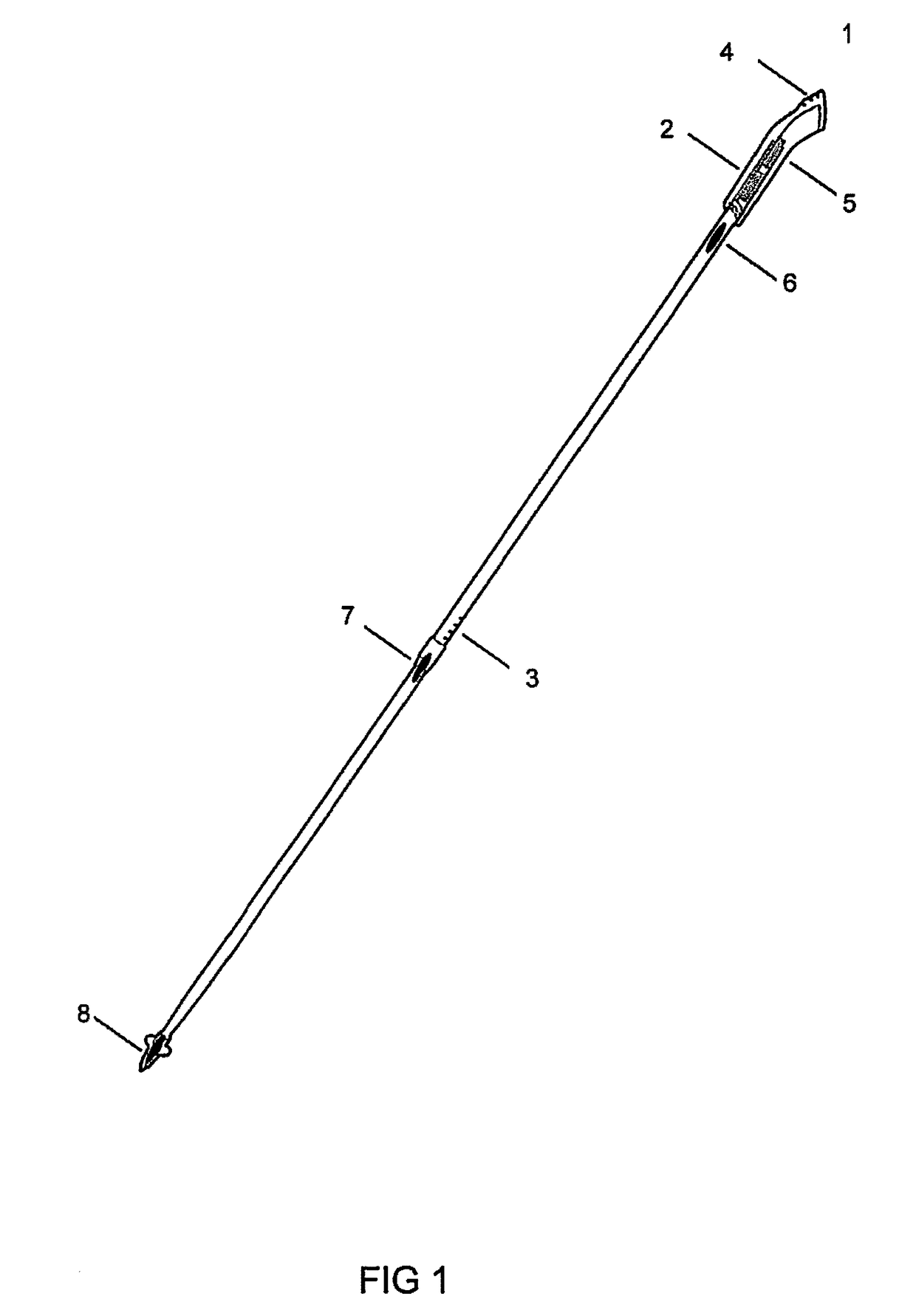 Sport pole with sensors and a method for using it