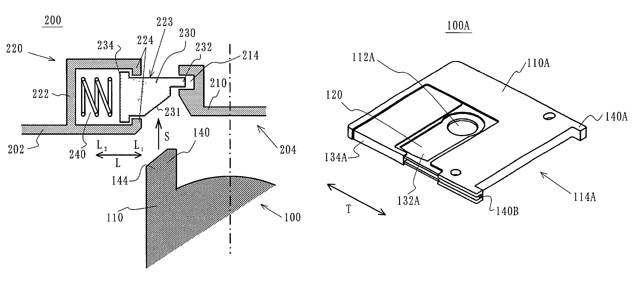 Cartridge and drive unit for preventing erroneous insertions of the cartridge