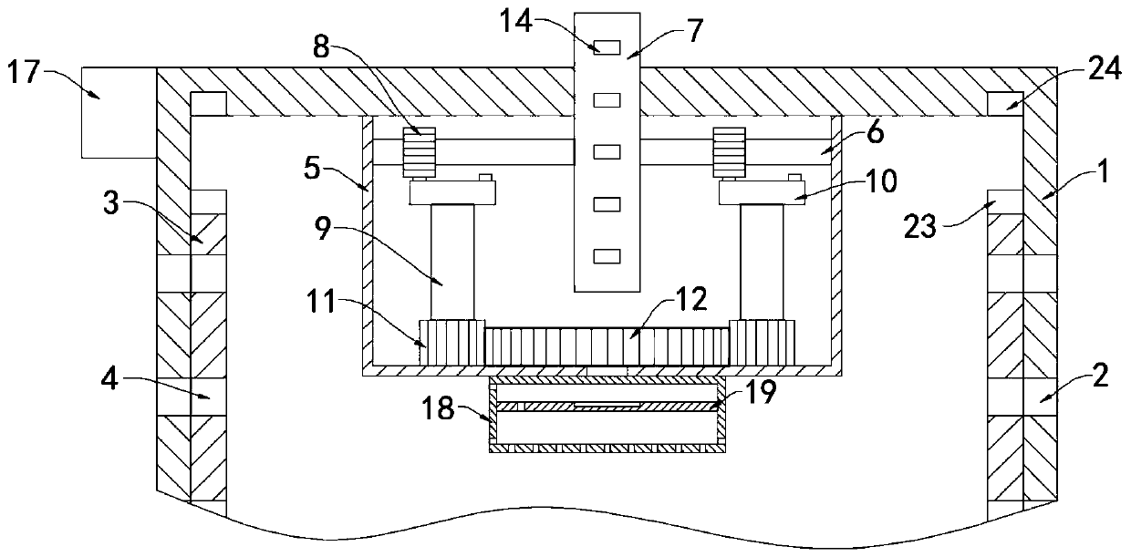 Fire extinguishing device for power distribution cabinet