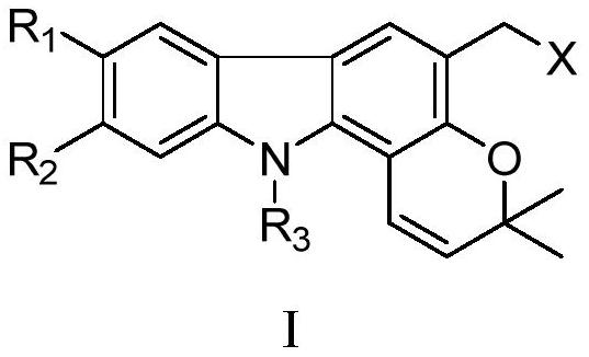 Pyranocarbazole alkaloid derivatives, and application thereof in treatment of nervous system diseases