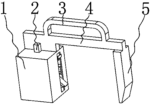 Labor-saving brick clamp device for building engineering
