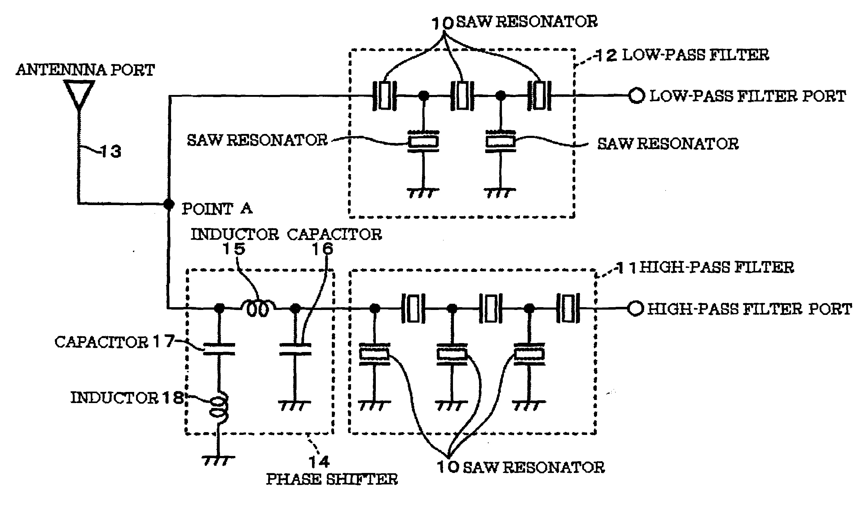 Antenna Branching Filter