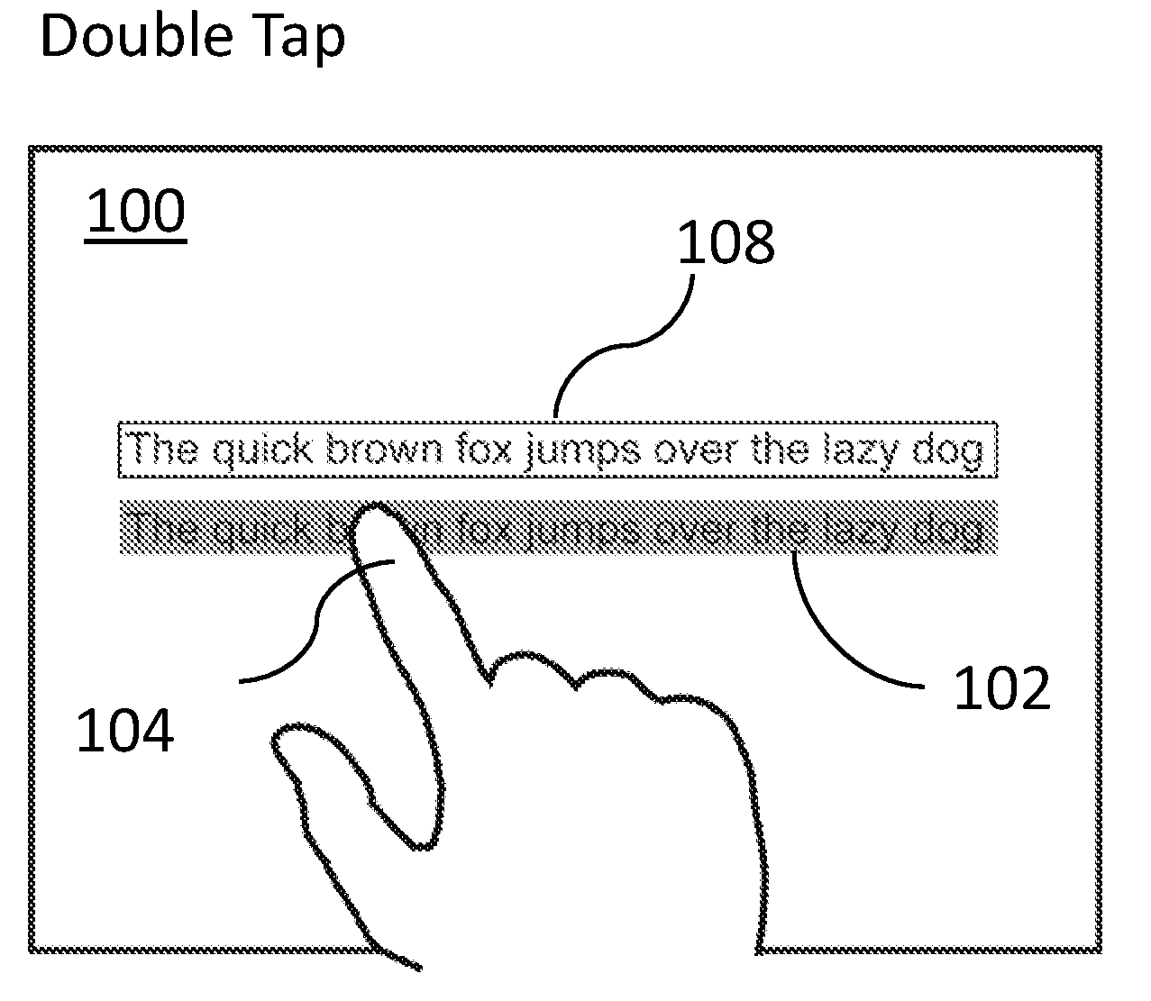 Text selection method and system based on gestures