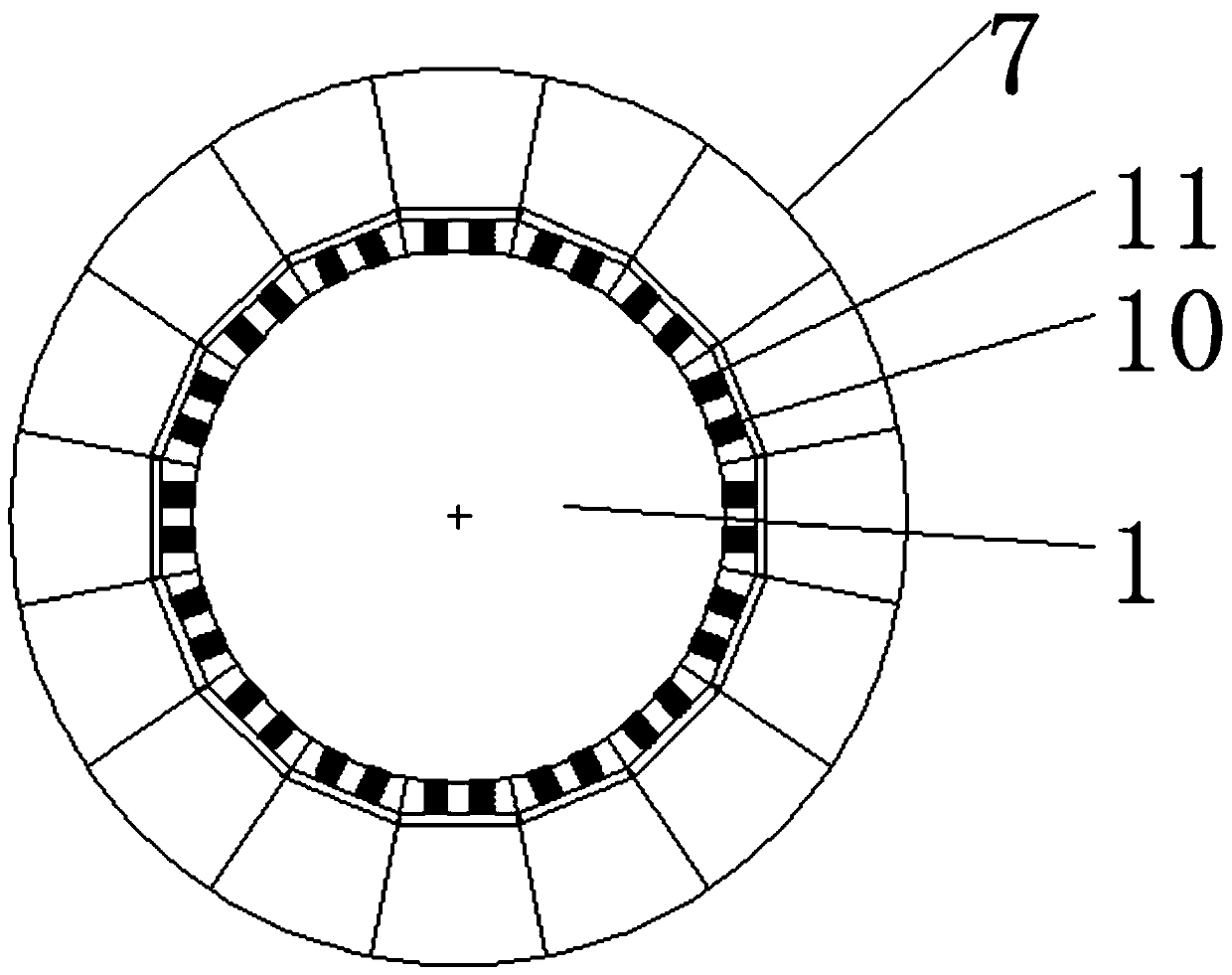 Magnetofluid hydraulic grinding wheel and controllable finishing processing method