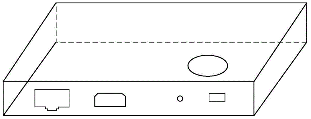 Networking device of network television with touch type keyboard