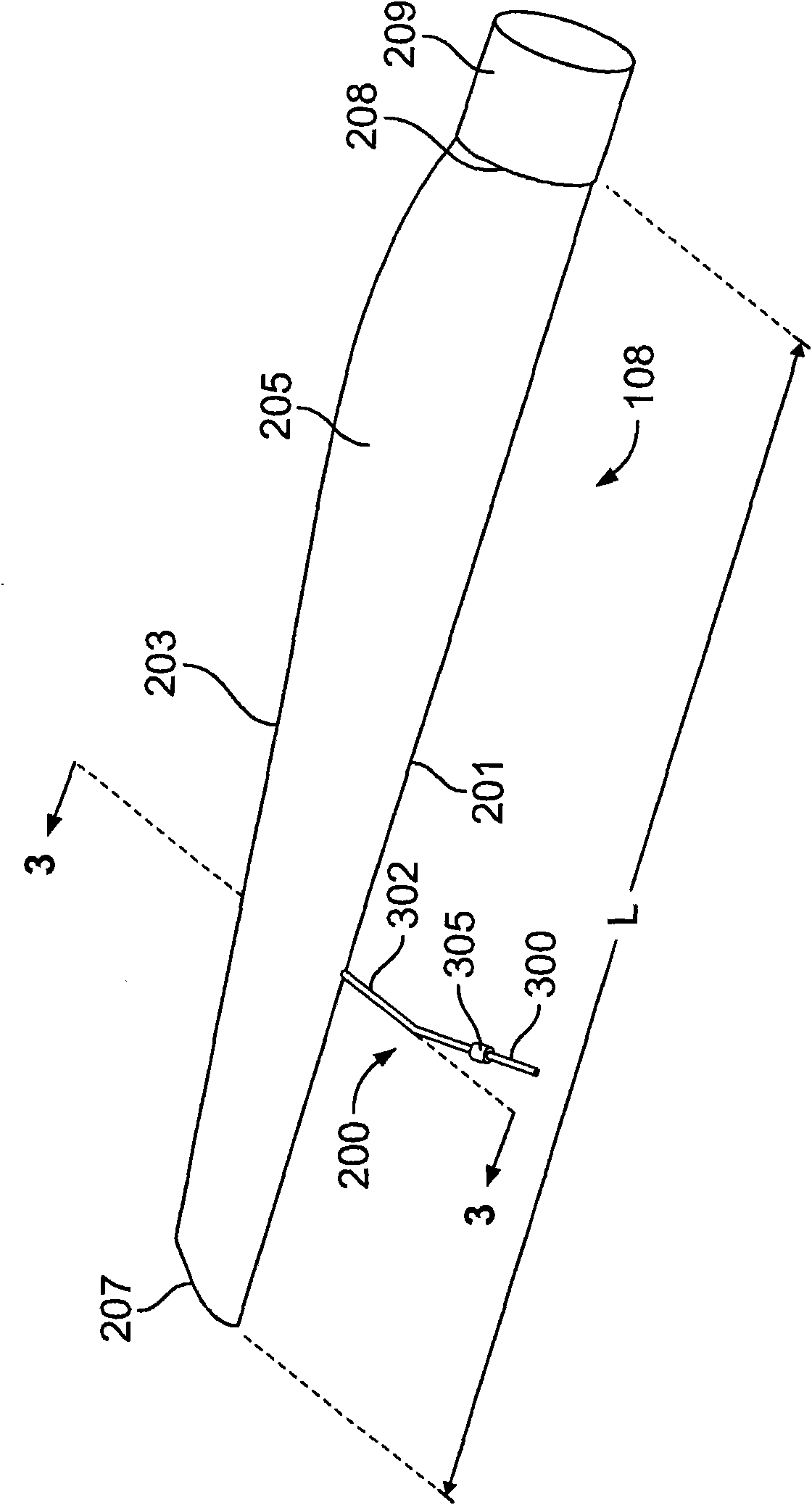 System for the monitoring of the wind incidence angle and the control of the wind turbine