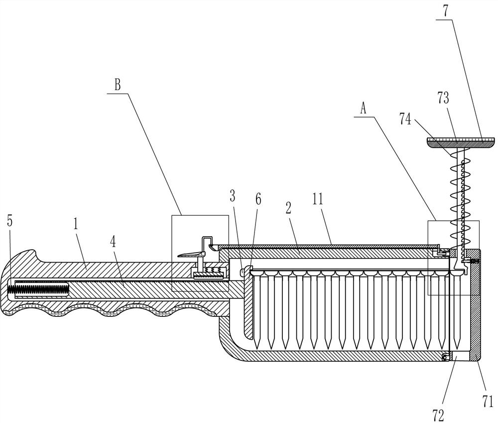 A nail extractor for fixing a building formwork