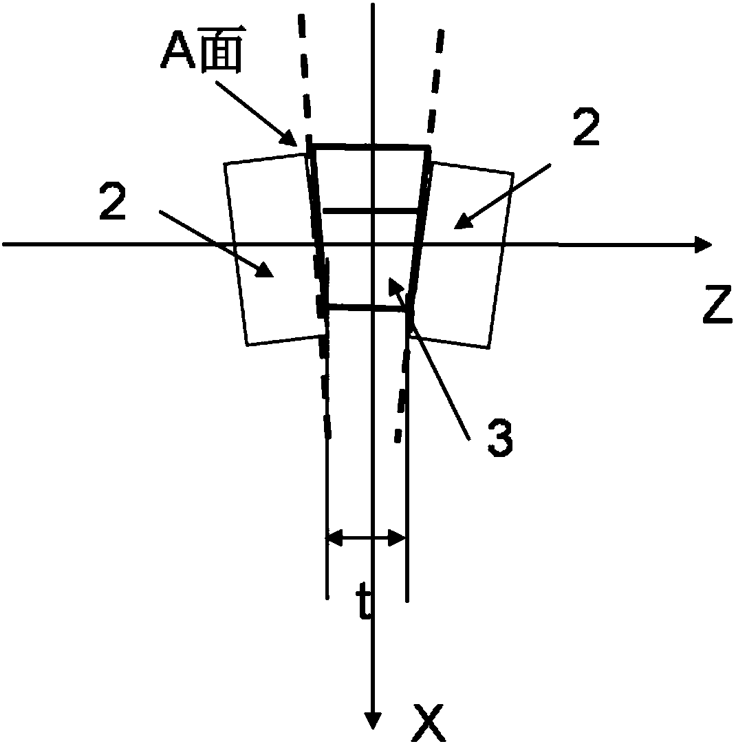 Single-ridge rectangular waveguide transmission line adapter