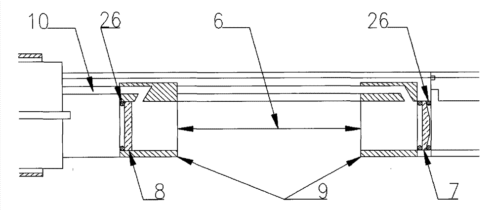 Normal position zero gas back-blowing type CEMS (continuous emission monitoring system) probe on-line calibration method and device