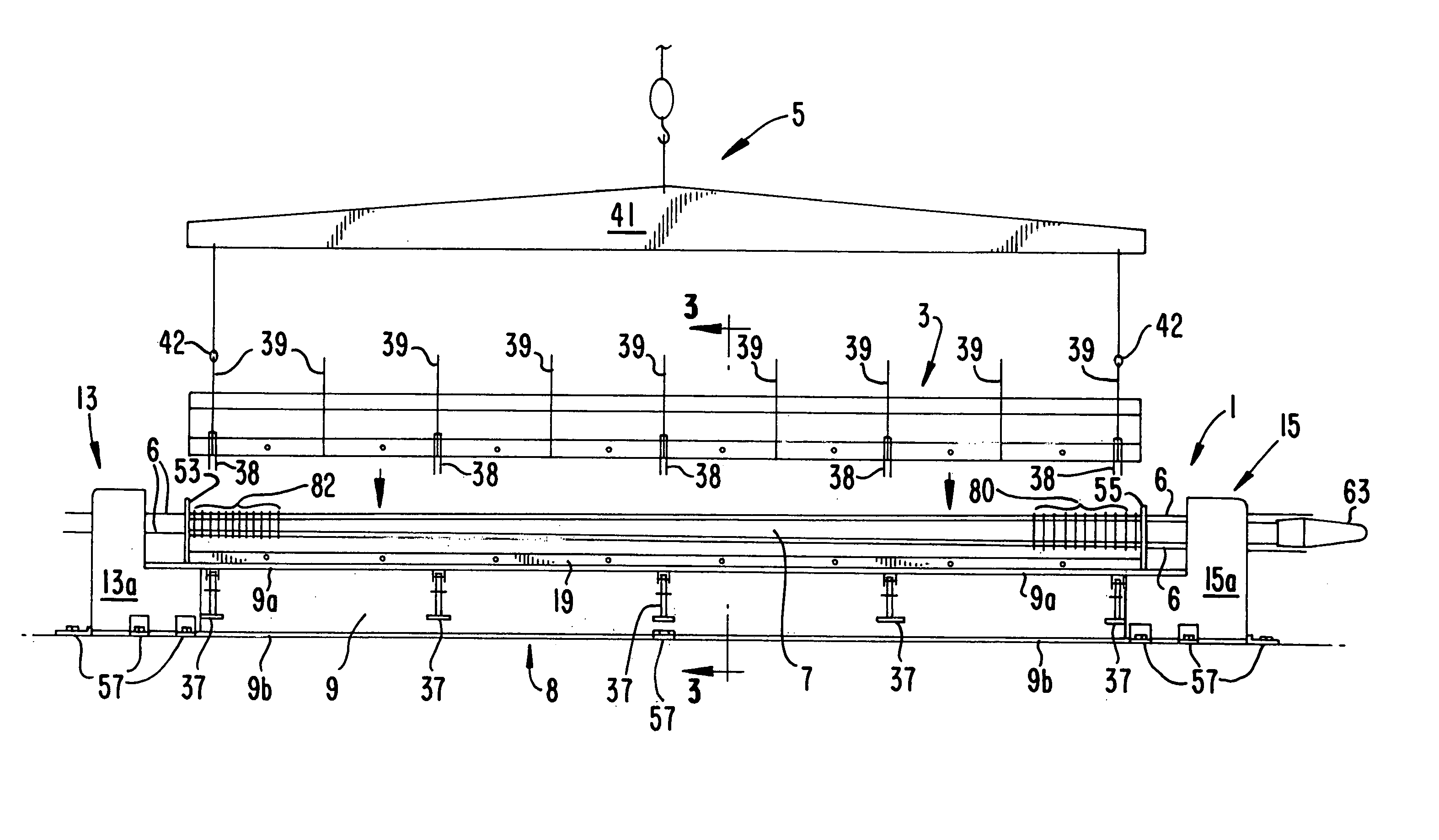 Prestressed concrete casting apparatus and method