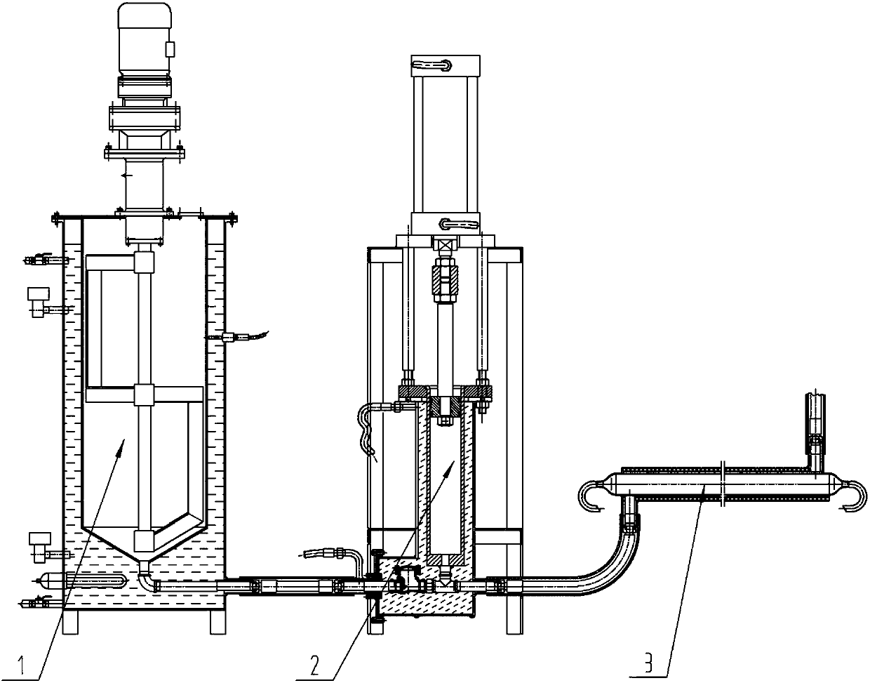 Preparation equipment of paste wax