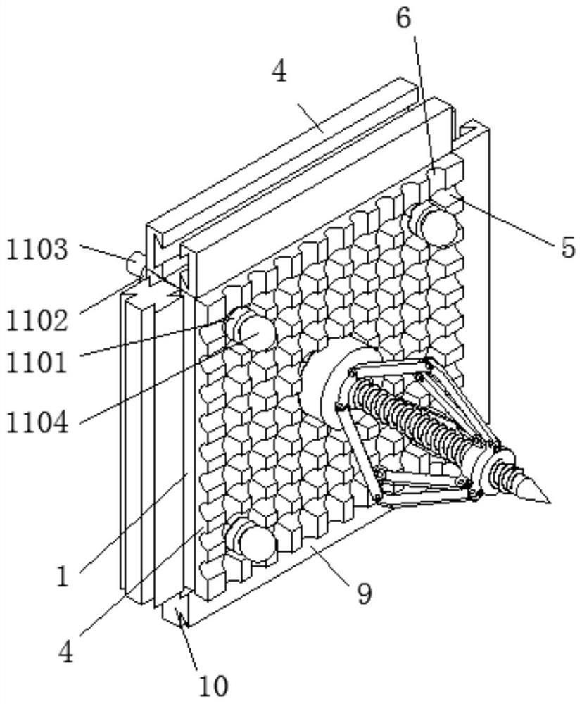 Combined isolation type fireproof insulation board