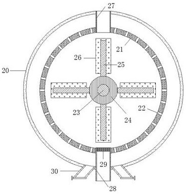 Peanut shelling and separating equipment working according to centrifugal principle