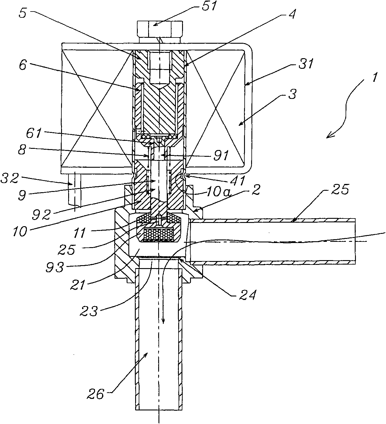 Electromagnetic valve