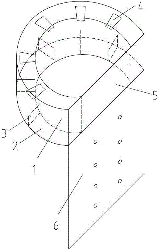 Improved double-ring infiltration process visual test device and test method thereof