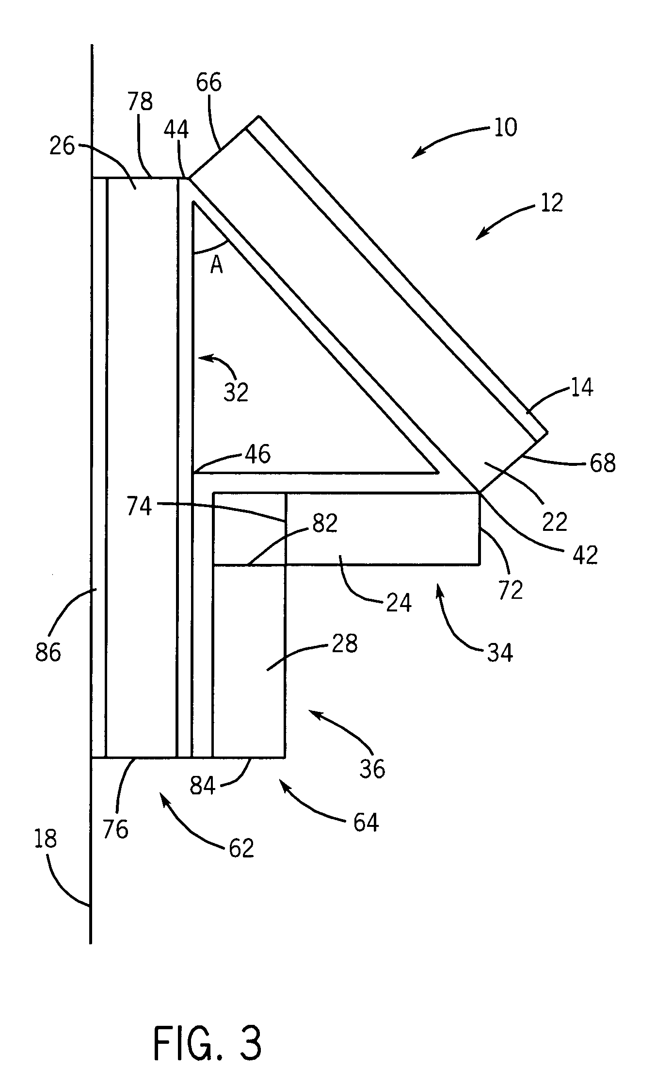 Photoluminescent wall marker and method of making