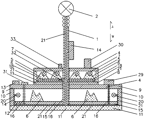 Table lamp base provided with devices such as three-dimensional ornament and lamp
