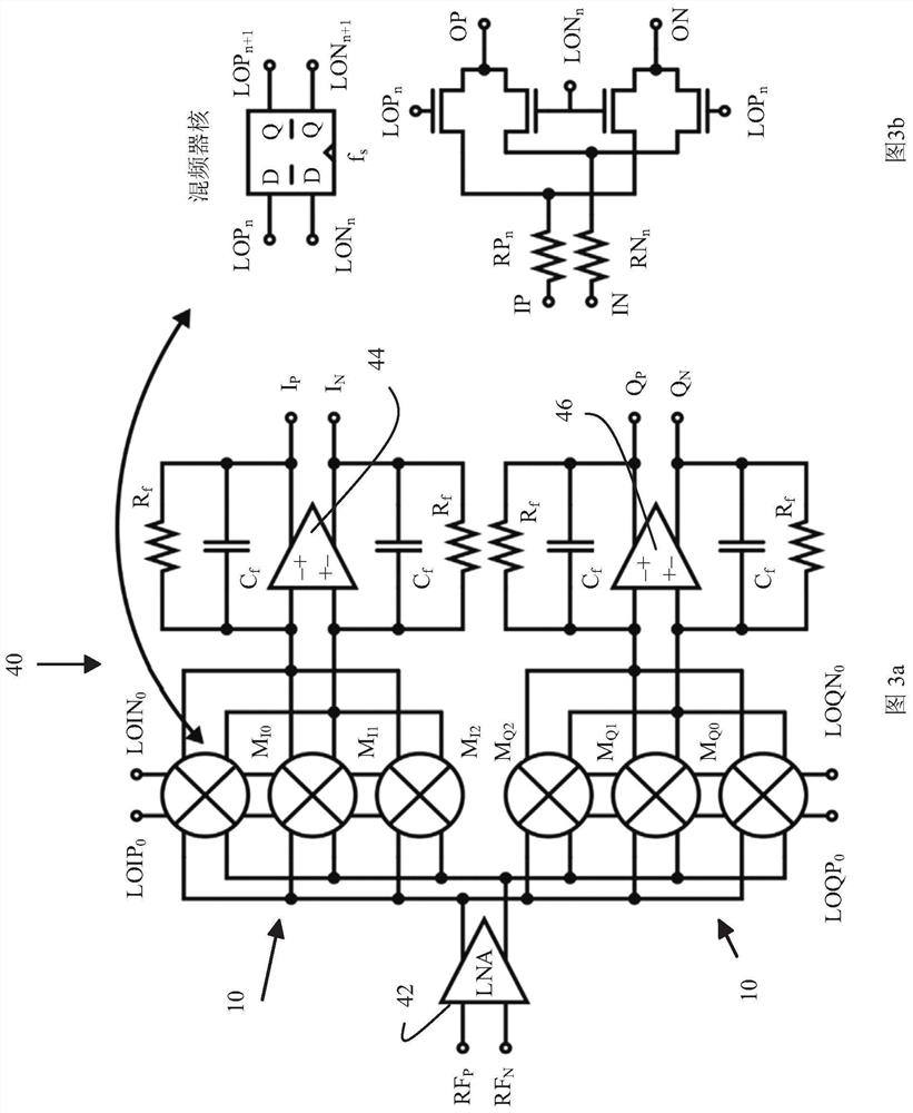 Electrical circuit for filtering a local oscillator signal and harmonic rejection mixer