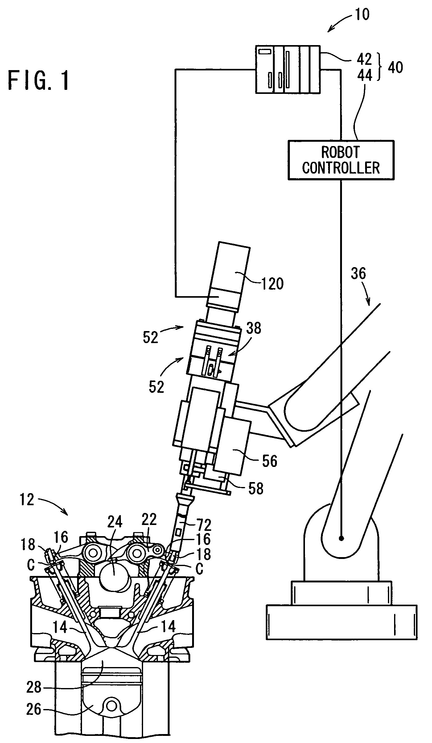 Tappet clearance adjustment device