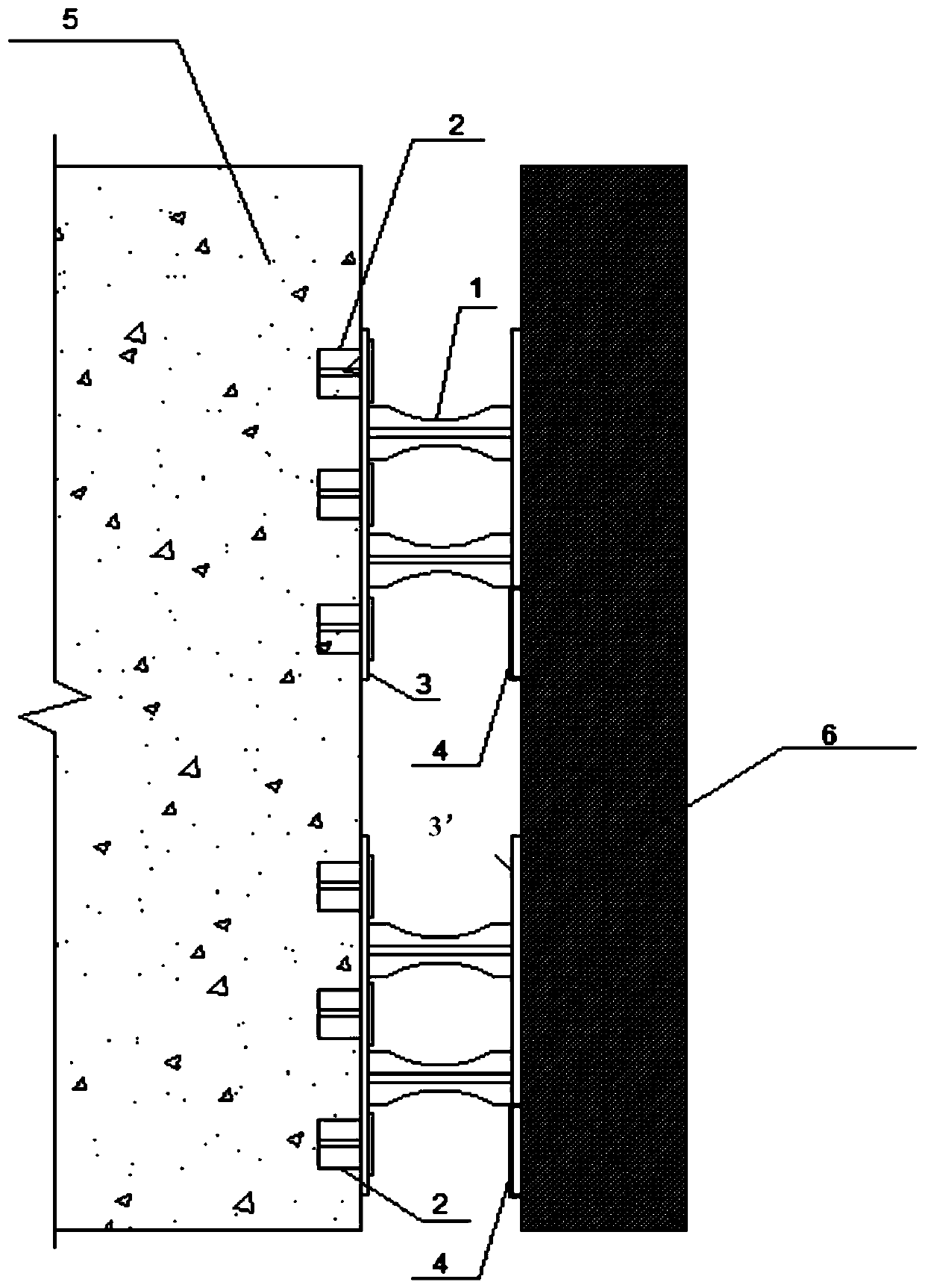 Energy-dissipating connection device for inner partition wall and steel column in prefabricated steel structure residence