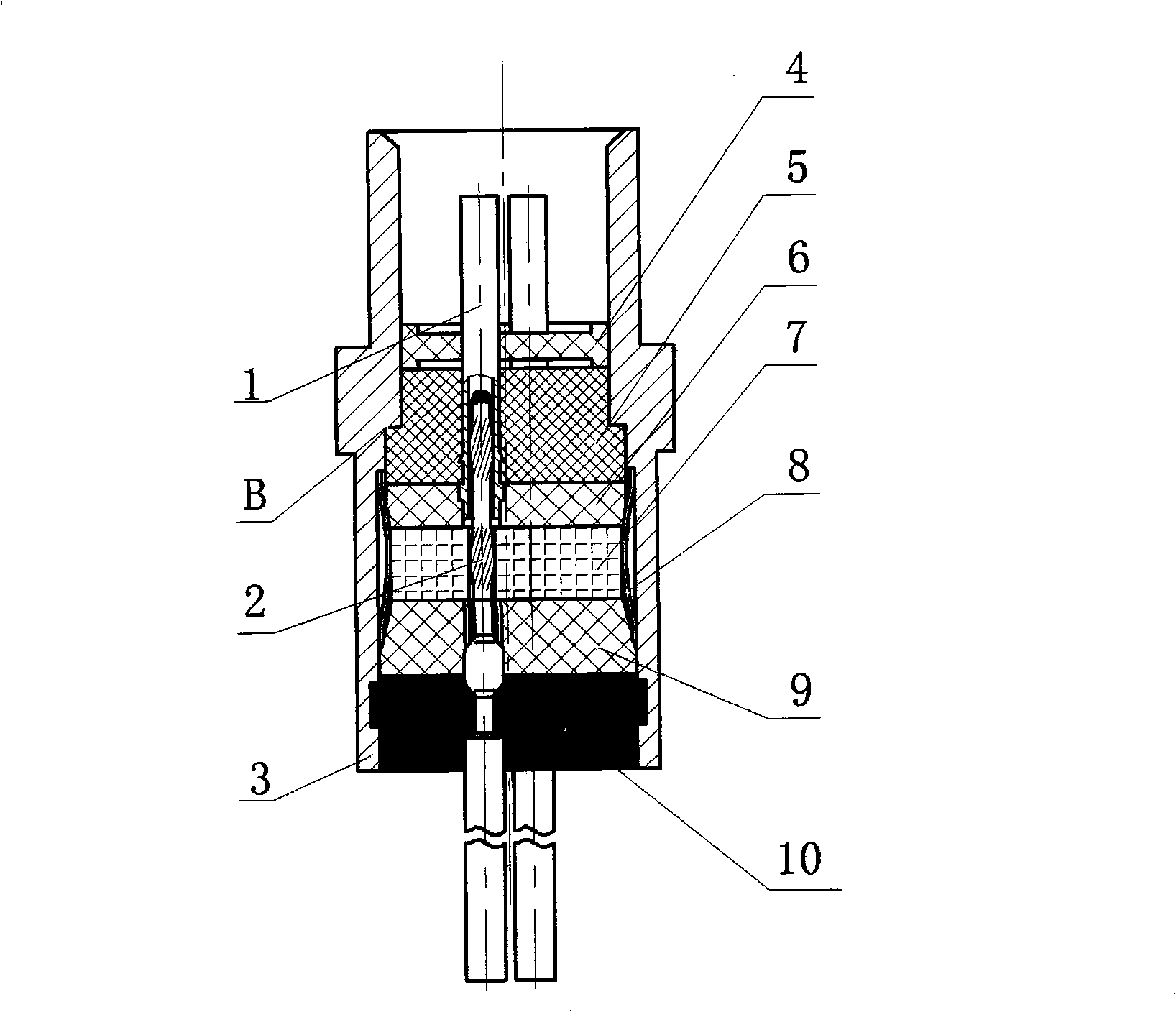 Planar array filtering connector